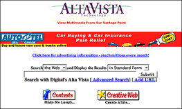 altavista zoekmachine 1994